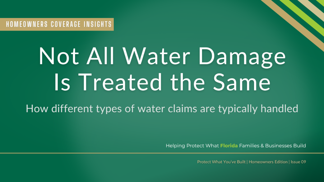 Not All Water Damage Is Treated The Same With Homeowners Insurance Policies — Here’s How It’s Handled