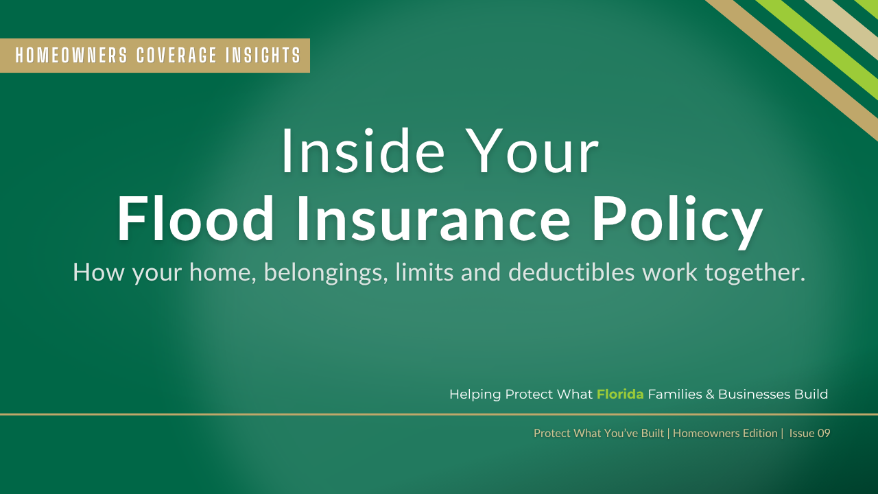 You Have Flood Insurance. What Does Your Flood Insurance Policy Actually Cover?